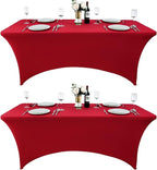 2-Pack 4ft Spandex Table Covers by Unknown