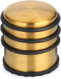 Sumnacon Heavy Duty Floor Door Stopper No Drill - Durability Stainless Steel Door Stop with Anti-Skid Rubber - Contemporary Safety Doorstop for Home Office Commercial Industrial,Gold