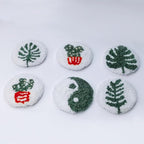 Avtytsda 6PCS Punch Needle Coaster Kit, Easy Punch Needle DIY Embroidery Set by Avtytsda