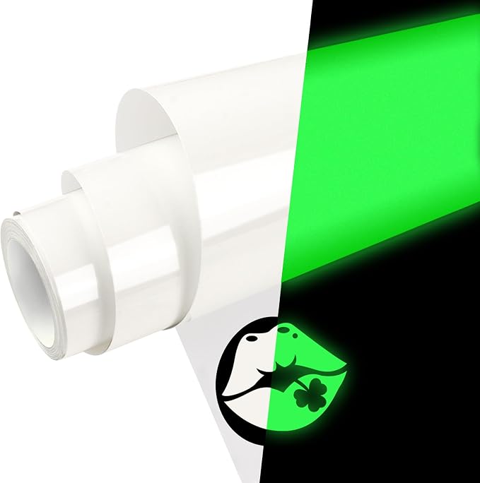 WRAPXPERT White Glow in the Dark Vinyl, Glow in the Dark Permanent Adhesive by WRAPXPERT