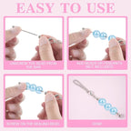 30 PCS Beadable Keychain Bars Bulk, Metal Blank Keychain Bars - Image 7