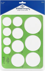 ALVIN, Large Circles Guide Template, Drawing and Drafting Tool - Image 2
