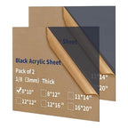 1/8 Thick 8 x 10 inch Acrylic Sheets by gdhwcxl