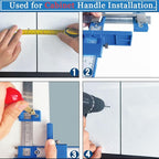 King&Charles Cabinet Hardware Jig & Automatic Center Punch Set. | Avoid Jitter - Image 5