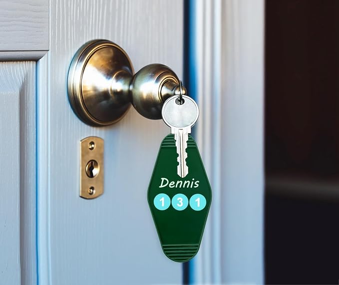 8PCS Motel Keychain Blank Hotel Key Tags Holder - Image 4