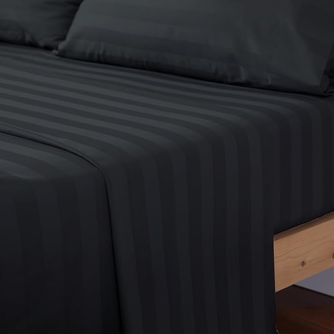 Cotton Twin Flat Sheet Only, 600 Thread Count 100% Egyptian Cotton Top Sheet - Image 7