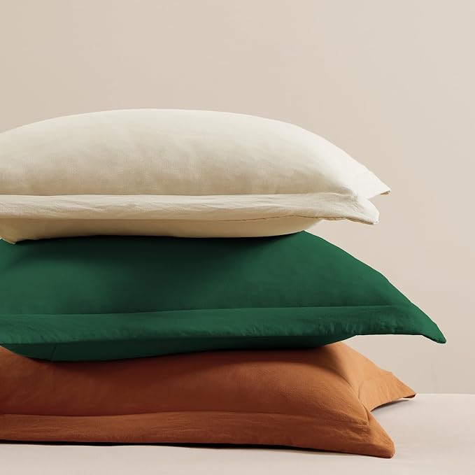 WRENSONGE Full Size Comforter Sets, 7 Pieces Emerald Green Bed in a Bag - Image 7
