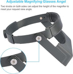 Headband Magnifier, Professional Double Lens Head-Mounted Loupe Jewelry - Image 3