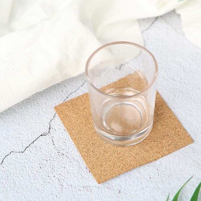 40 Pcs Square Self-Adhesive Cork Sheets - Image 7