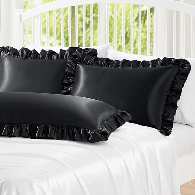 Homiest Ruffle Satin Pillowcase - Image 2