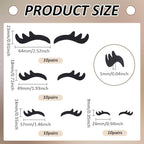 FINGERINSPIRE 40 Pairs Felt Eyelashes - Image 2