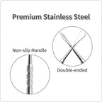 3 PCS Wax Carving Tools Stainless Steel Spoon, Double-Ended Sculpting Tools | - Image 2