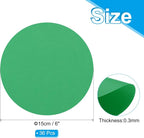 PATIKIL 6inch Circle Card Stock, Dark Green - Image 2