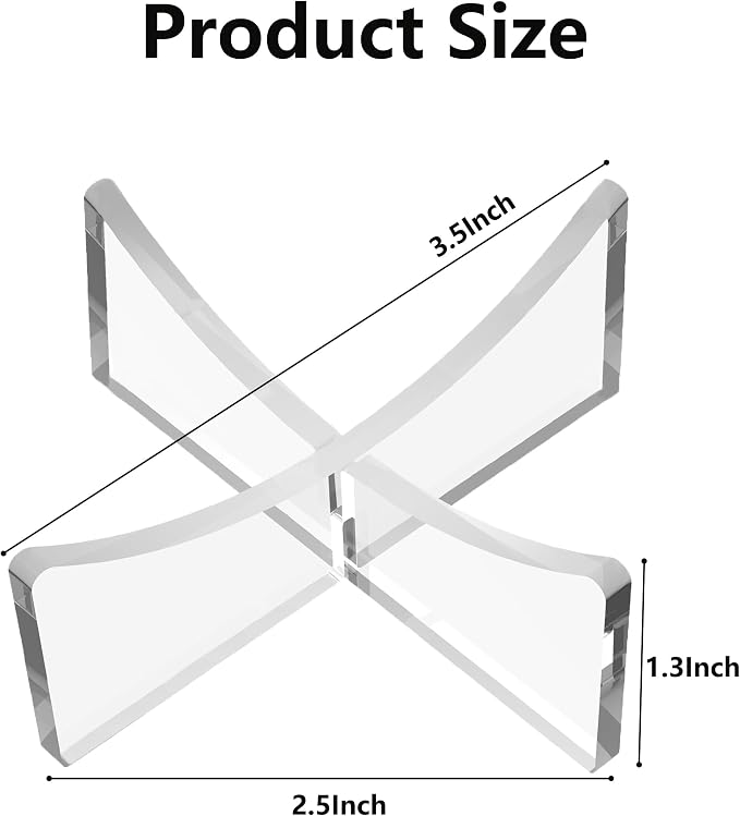 Acrylic Ball Stand Holder, Volleyball Rugby Clear Case Rack - Image 3