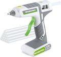 WORKPRO Full Size Cordless Hot Melt Glue Gun - 12V Rechargeable Fast Preheating by WORKPRO