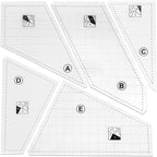 Quilting Rulers and Templates, Quilt Ruler Set Quilting Supplies by Hovesty