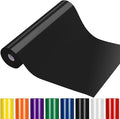 12" x 50 FT Black HTV Vinyl Roll Heat Transfer Iron On Vinyl by Oleitodh