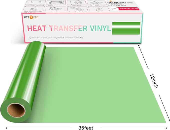 HTVRONT HTV Vinyl Rolls Heat Transfer Vinyl - Image 7