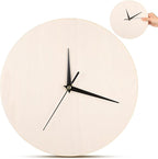 Wooden Clock Face, 9.83 Inch Unfinished Round Insert Blank Wood Clock Dial by Unknown