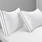 Premium Pillows Queen Size Set of 2, Fluffy and Supportive 7D Down Alternative - Image 8
