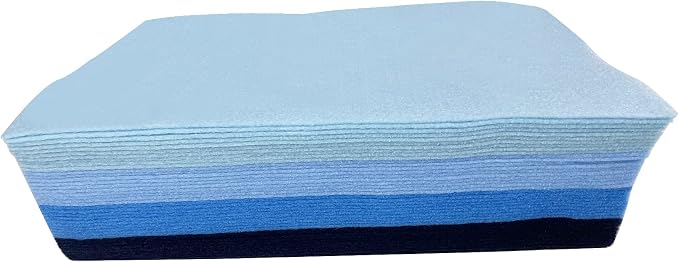 Jtnohx Soft Felt Sheets, 8x12 inches Assorted Craft Felt Fabric, 1.4mm Thick - Image 2
