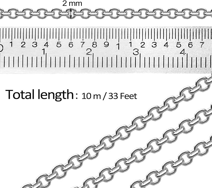 33 Feet Stainless Steel Jewelry Chains - Image 6