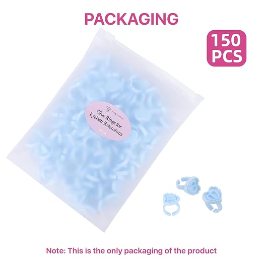 Pretty memory 150 Pcs Glue Rings - Image 7