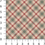 Patchwork Fabric Panel 100x155 cm, 100% Cotton Satin, 6 Coordinated Gingham - Image 6
