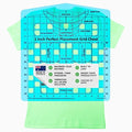 T-Shirt Ruler Guide, Chest Placement Heat Press Alignment | Australian Designed by CLPA
