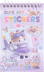 Girl's Cute Sticker Book, Cartoon Pet Theme by Unknown