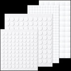 Joez Wonderful 4 Sheets Foam Adhesive Squares＆Circles, Precut Squares Strips by Joez+Wonderful
