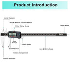 Kynup Micrometer Caliper Tool, 12Inch Digital Caliper, Vernier Caliper - Image 7