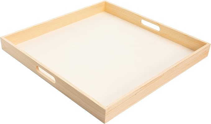 Wooden Nested Serving Trays – Unfinished Square Trays - Image 8