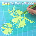 HTVVETUR Glow in The Dark HTV Heat Transfer Vinyl Roll 12 Inch by 10 Feet Iron - Image 4