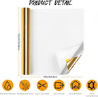 Gold Permanent Adhesive Vinyl, Party Decorations, Scrapbooking & DIY Crafts - Image 2