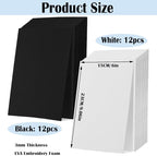 BLOSSIONA 24pcs 3mm Embroidery Foam Sheets - Image 4