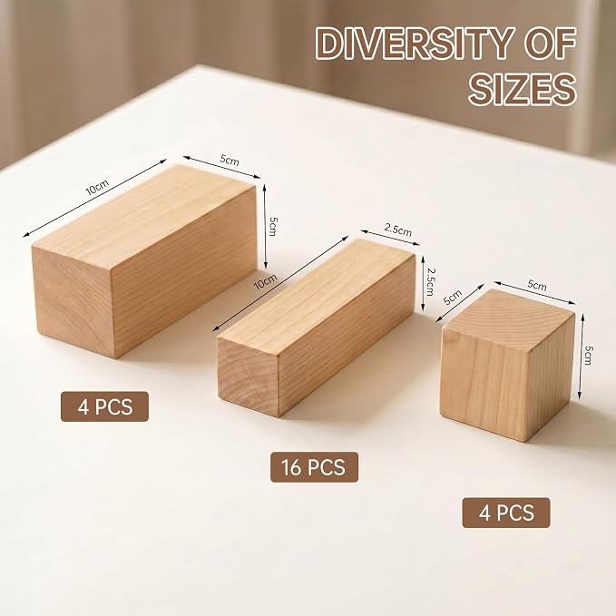 24Pack Basswood Carving Blocks - Image 2