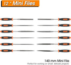 REXBETI 25Pcs Metal File Set, Premium Grade T12 Drop Forged Alloy Steel - Image 4