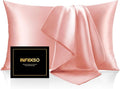 INFIIXSO Mulberry Silk Pillow Cases King Size Set of 2, Silk Pillowcase by INFIIXSO