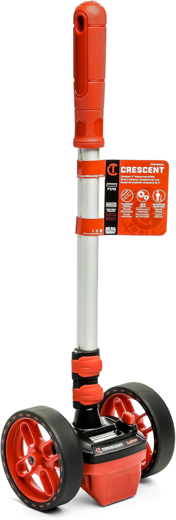 Lufkin 4" SAE Dual Wheel Measuring Wheel | CMW4DUAL by Lufkin