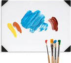 Glass Palette for Oil Painting, 12 x 9 Inches, Ultra White, Watercolor - Image 9