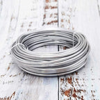 INSPIRELLE 9 Gauge 42 Feet Silver Aluminum Craft Wire Bendable Metal Wire - Image 2