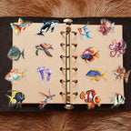 50Pcs Cartoon Marine Life Stickers Waterproof PET Water Bottle Decal Marine - Image 6