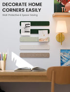 Fluxynara Cork Board Alternative Felt Strip Board 5-Pack 13"x2", Office Pin - Image 4
