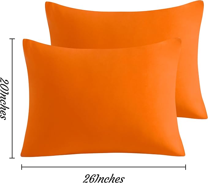 NTBAY Standard Pillow Cases Set of 2, 2 Pack Brushed Microfiber 20x26 Pillow - Image 6