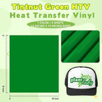 Tintnut Spring Green Heat Transfer Vinyl, easy cut & weed, stretch washable - Image 2