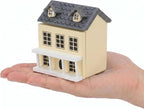 Miniature Villa Model Wooden Tiny House Compact Dollhouse Mini House Storage by Makeeverychoiceabeautiful