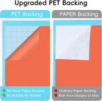 Aoder Permanent Adhesive Vinyl Roll 12" × 15FT, Matte Orange | Sticker Vinyl - Image 5