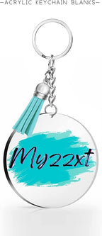 251PCS Blank Keychains for Vinyl, Acrylic Blanks Bulk - Image 5