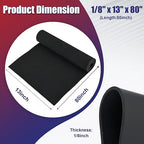 NYXOVA Neoprene Sponge Foam Sheet Roll, Closed Cell Foam Rubber Padding Without - Image 2